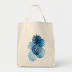 Momona Pineapple Hawaiian Tropical Tote Bag