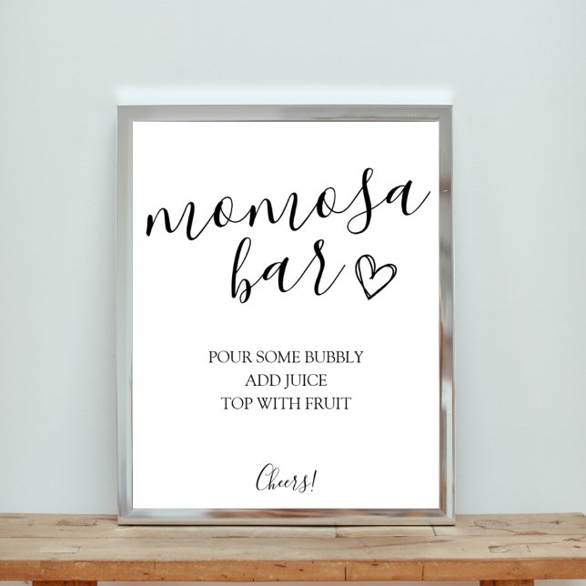 Momosa Bar Baby Shower Sign (Creator Uploaded)