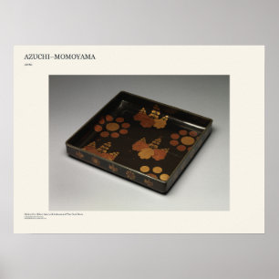 Momoyama Japanese Crest Tray Art Poster