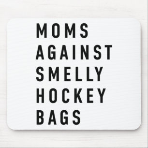 Moms Against Smelly Hockey Bags Oversized Mouse Pad