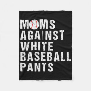 Moms Against White Bysebyll Pants Funny Bysebyll M Fleece Blanket