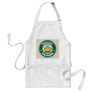 MOM'S CAFE' (COFFEE SHOP) OPEN 24 HOURS APRONS