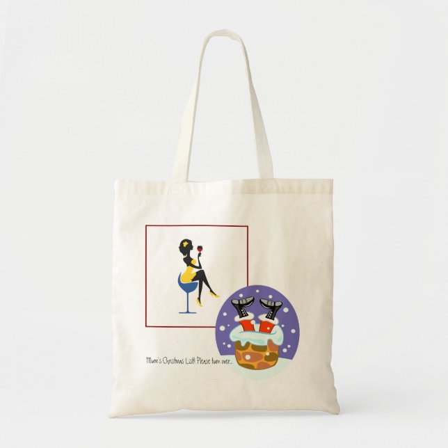 Mom's Christmas List - Tote Bag (Front)