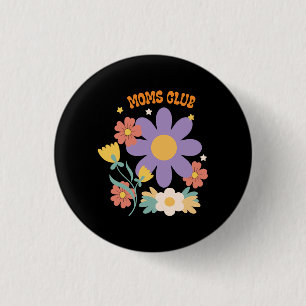 Moms Club 3 Cm Round Badge