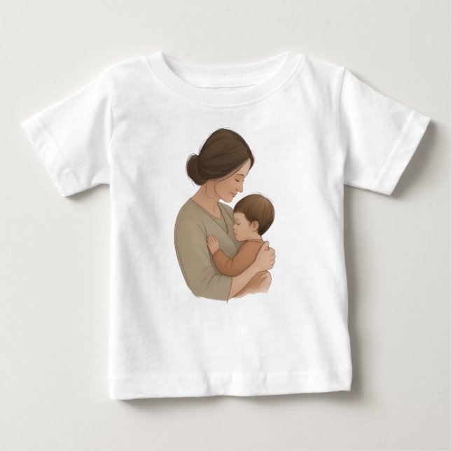 Moms cuddle  baby T-Shirt (Front)