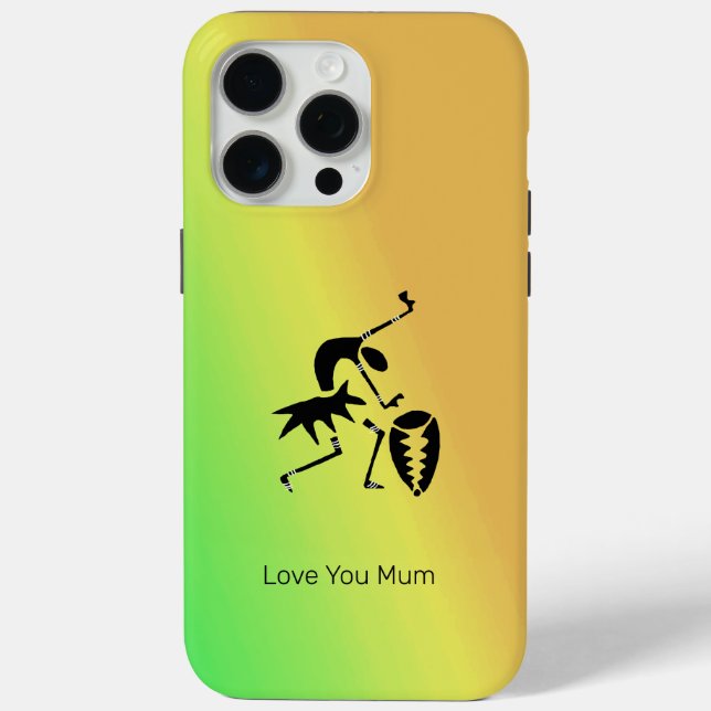 Mom's Cute and Awesome Silhouette Dancer  Case-Mate iPhone Case (Back)