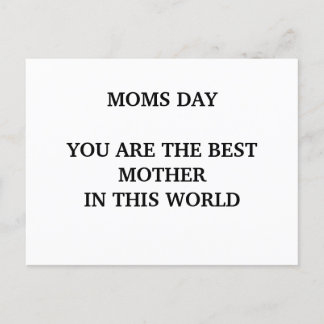 MOMS DAY POSTCARD