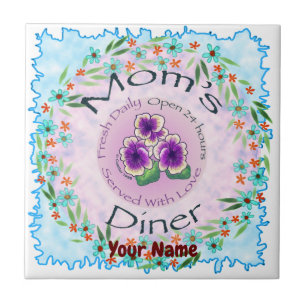 Moms Diner  Ceramic Tile