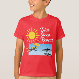Moms Diving Buddy Design - Kids' Basic T-Shirt