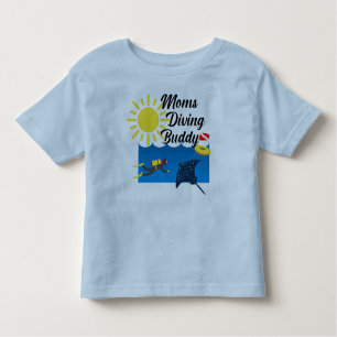 Moms Diving Buddy Design - Toddler Fine Jersey T-S Toddler T-Shirt