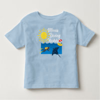 Moms Diving Buddy Design - Toddler Fine Jersey T-S