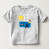 Moms Diving Buddy Design - Toddler Fine Jersey T-S