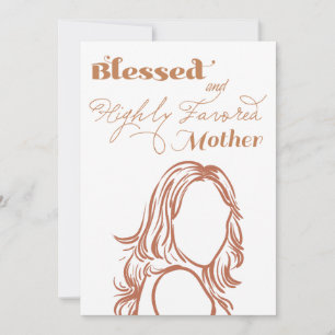 Moms Elegant Stationery Card