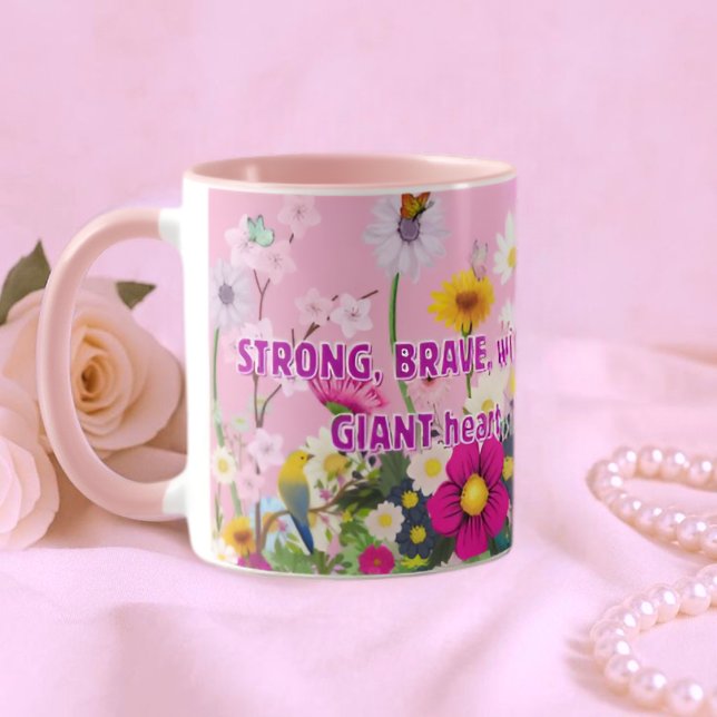 Mom's floral coffee mug (Creator Uploaded)