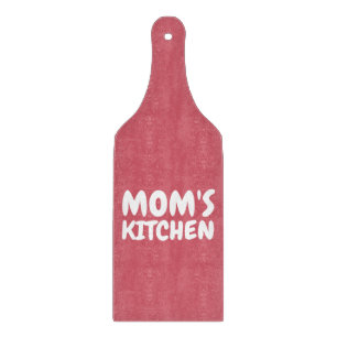 MOM'S KITCHEN CUTTING BOARD PADDLE