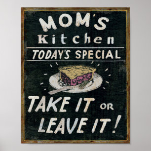 Mom's Kitchen Poster