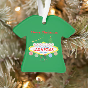 Mom's Las Vegas Ugly Christmas Sweater Ornament