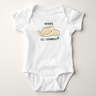 MOM'S LIL' COWBOY BABY BODYSUIT