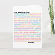 Mom's List of Duties