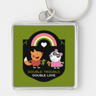Moms Of Fraternal Twins Key Ring