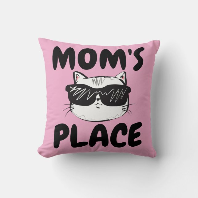 MOM'S PLACE CAT PILLOW (Front)