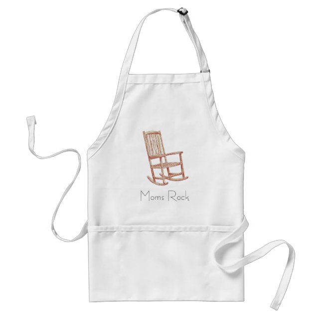Moms Rock Standard Apron (Front)