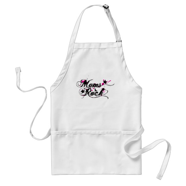 Moms Rock the apron (Front)