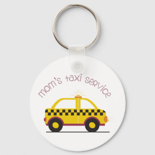 Moms Taxi Service Key Ring