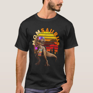 MOMSAURUS T Rex Mum Beach Retro Vintage Funny Dino T-Shirt