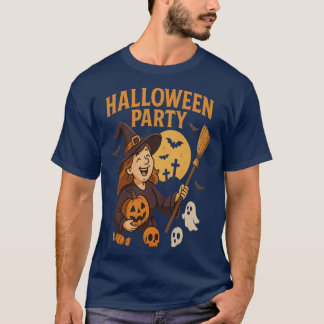 Momster Bash Cute Halloween Witch Party Vibes for T-Shirt