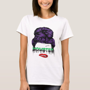 Momster Couples Halloween Mother Family Matching L T-Shirt