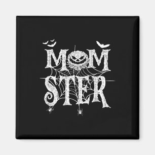 Momster Funy Halloween For Mum Monster Pumpkin Mum Magnet