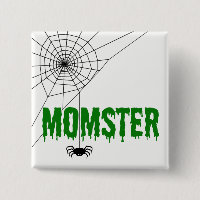 Momster Green Dripping Font Spider Web