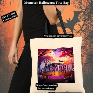 Momster Halloween Tote Bag