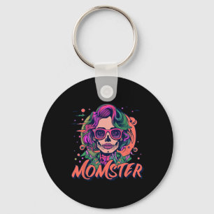 Momster Monster Mum Halloween Skeleton Spooky Mum Key Ring