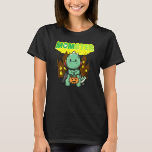 Momster Monster Mum Scary Halloween Mummy Creepy C T-Shirt