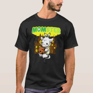 Momster Monster Mum Scary Halloween Mummy Creepy C T-Shirt