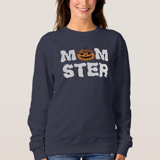 Momster Mum Halloween Sweatshirt (Front)
