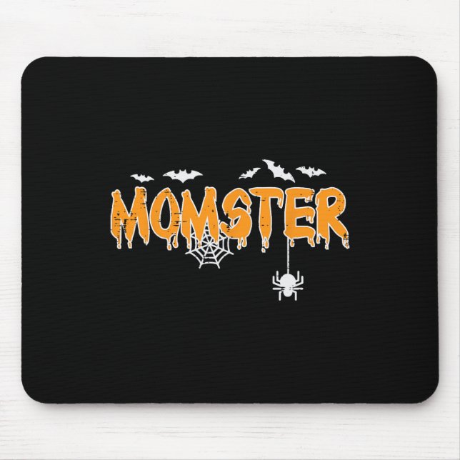 Momster Mum Mummy Matching Family Halloween Costum Mouse Pad (Front)