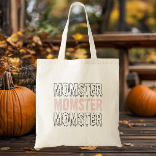 Momster Pink Halloween Cute & Spooky!" Tote Bag