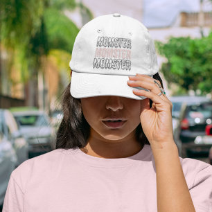 Momster Pink Halloween  Cute & Spooky Trucker Hat