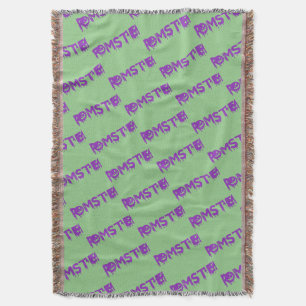 Momster Purple Version Throw Blanket