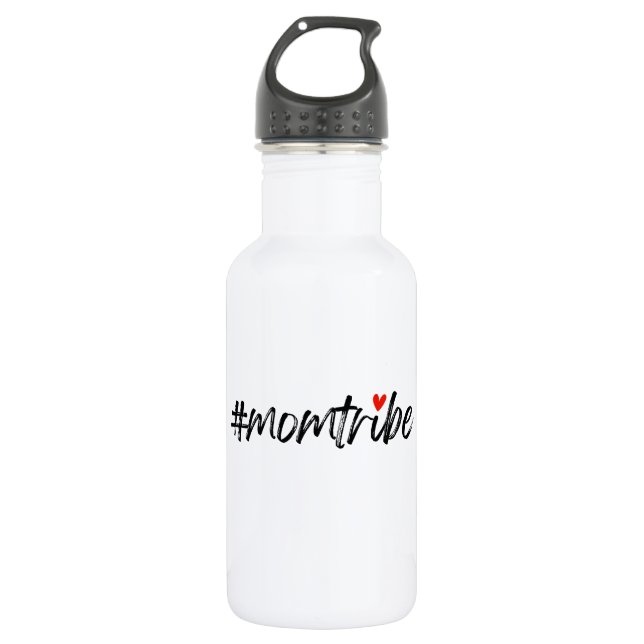 #MomTribe | Modern Motherhood Script Mother's Day 532 Ml Water Bottle (Front)