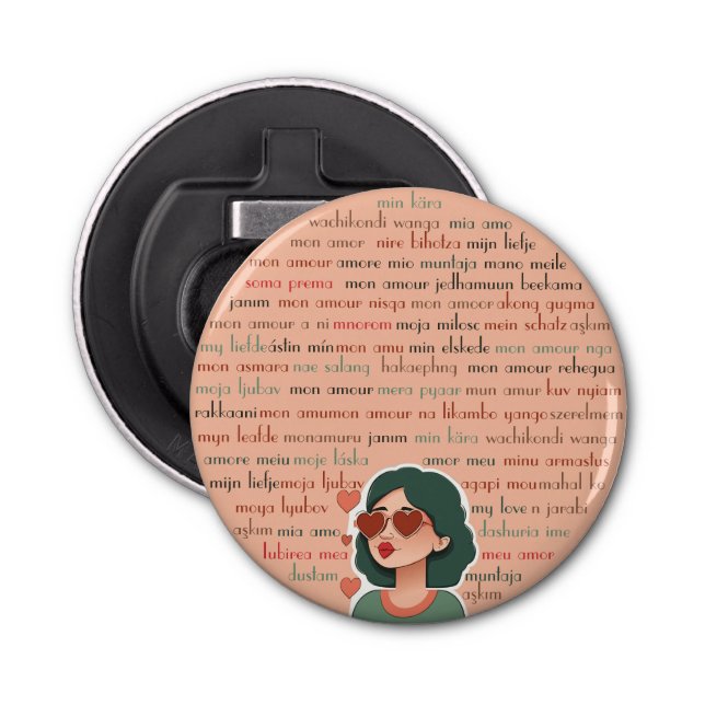 Mon Amour Bottle Opener (Front)