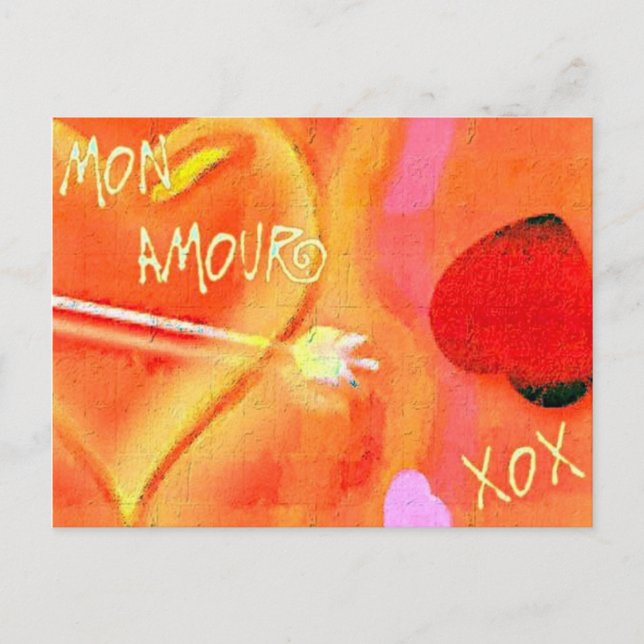 Mon Amour Postcard (Front)