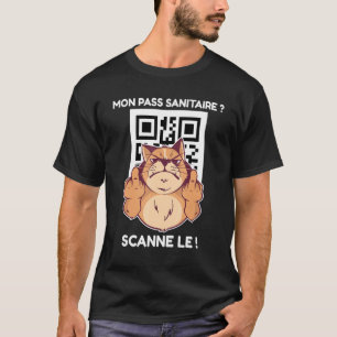Mon Pass Sanitary Vaccin Vaccination 2021 Passport T-Shirt