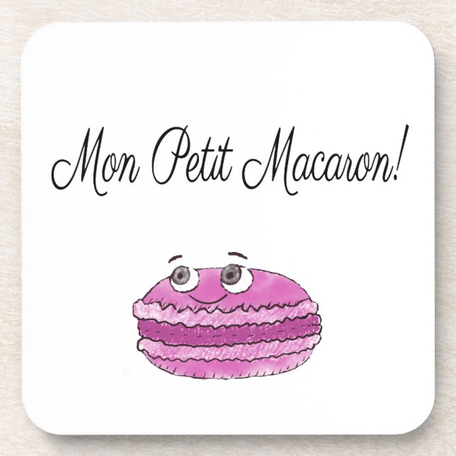Mon Petit Macaron Coaster (Front)