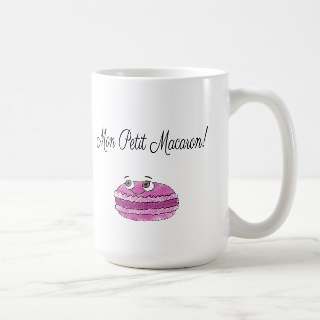 Mon Petit Macaron Custom Coffee Mug (Right)