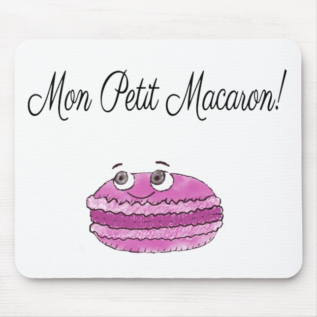 Mon Petit Macaron Mouse Pad (Front)