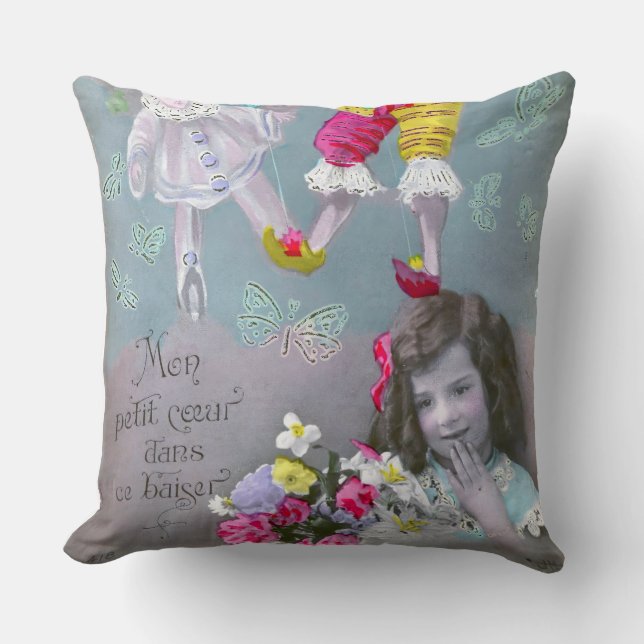 Mon petite coeur dans ce baiser 2 cushion (Front)